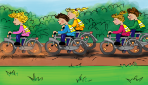 fietsen-in-een-groep